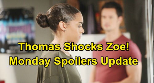 The Bold and the Beautiful Spoilers: Monday, October 21 Update – Liam Helps Steffy Win Hope War – Thomas’ Risky Zoe Move