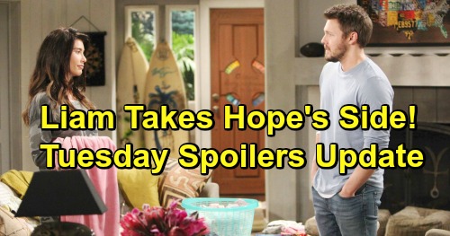 The Bold and the Beautiful Spoilers: Tuesday, February 12 Update – Liam Fights for Hope and Phoebe Bonding – Freaked Flo Frantic