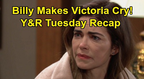 The Young and the Restless Spoilers: Tuesday, March 10 Recap – Hospital Emergency – Sharon Can’t Get Chemo – Billy Makes Victoria Cry
