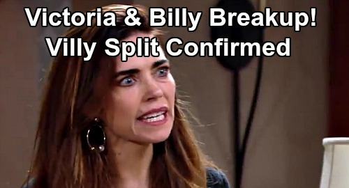 The Young and the Restless Spoilers: Billy and Victoria Split Confirmed – Will Billy Turn To Amanda?