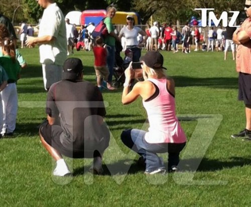 Tiger Woods & Ex-Wife Elin Nordegren Spotted Together