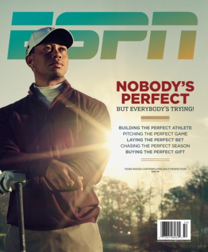 Imperfect Tiger Woods Appears On ESPN’s The Perfect Issue Cover