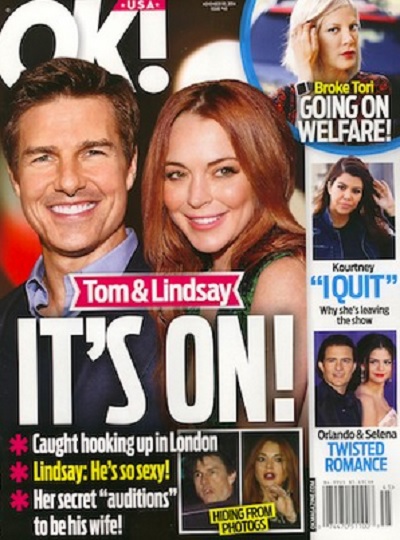 Lindsay Lohan, Tom Cruise Dating: Secret London Hook Up For Scientologist’s Next Wife? (PHOTO)