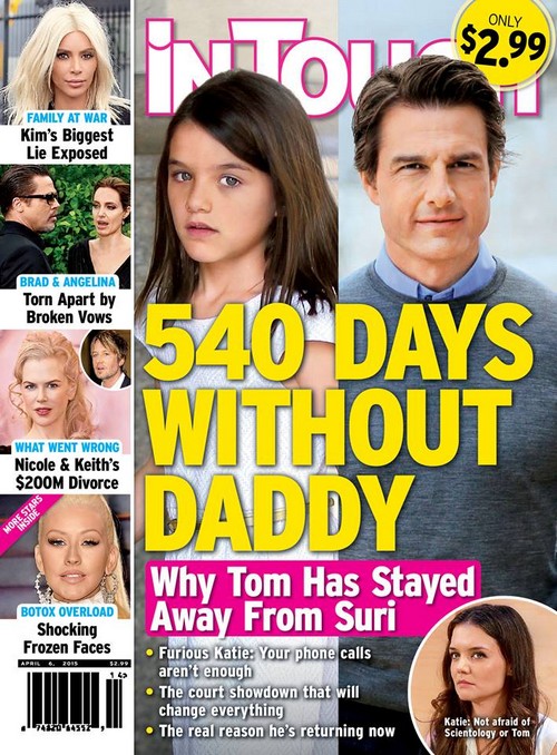 Tom Cruise Hasn’t Seen Suri Cruise In 540 Days – Showdown With Katie Holmes