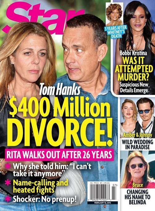 Tom Hanks and Rita Wilson Divorce: Battle Over $400 Million Split
