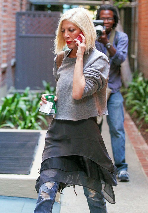 Tori Spelling Hospitalized For Nervous Breakdown NOT Ebola Over The Weekend