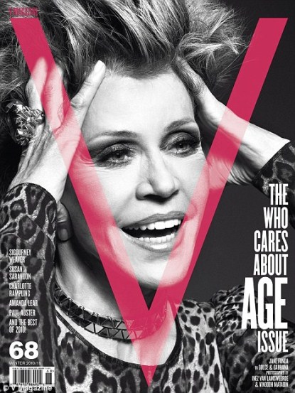 Who Cares About Age?  Jane Fonda, Susan Sarandon, Sigourney Weaver Strip for V Magazine