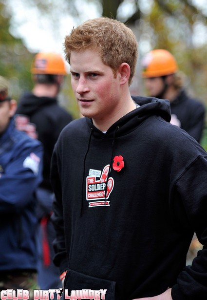 Drunken Prince Harry Flops Into Pool While Partying
