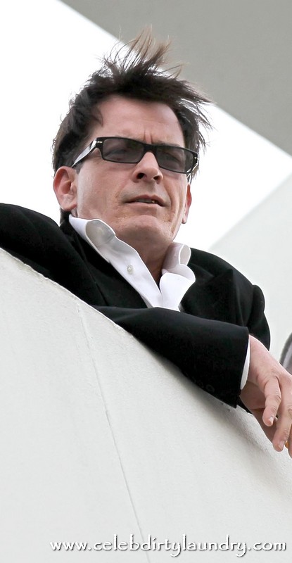 Charlie Sheen Learns From His Goddesses – Pimps Himself Out For Partying