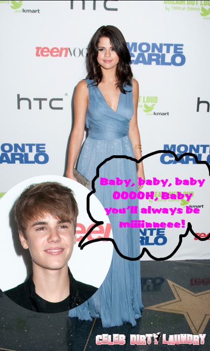 The Biebs Surprises Gomez At Her MONTE CARLO Premiere