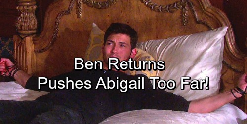 Days of Our Lives Spoilers: Ben Plays Mind Games, Makes Abby Think She’s Going Crazy Again?