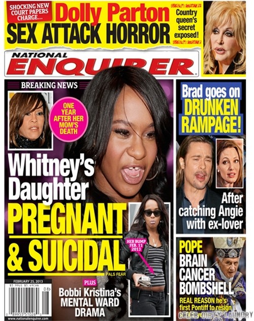 Whitney Houston’s Daughter Bobbi Kristina Pregnant & Suicidal (Photo)
