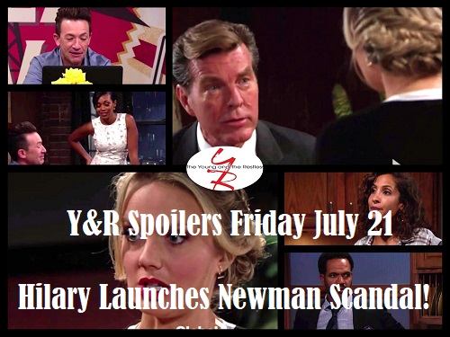 The Young and the Restless Spoilers: Friday, July 21 – Jack’s Ultimatum – Hilary Launches New Scandal – Lily’s Tough Question