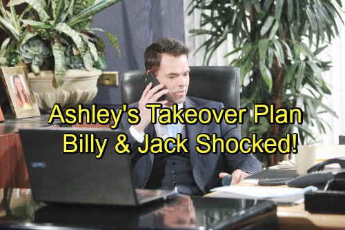 The Young and the Restless Spoilers: Ashley’s Secret Takeover Plan – Jack and Billy Shocked Over Sneaky Power Play