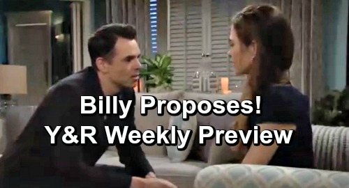 The Young and the Restless Spoilers: Week of April 15 Preview – Billy Proposes to Victoria – Paul Suspects Rey – Dina Shocks Jack