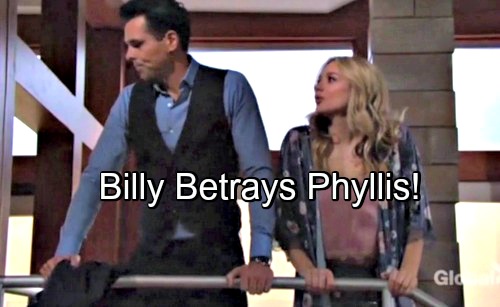 The Young and the Restless Spoilers – Billy Betrays Phyllis With Summer – Philly’s Relationship Destroyed