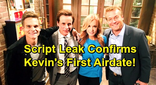 The Young and the Restless Spoilers: Kevin Fisher Script Leak Confirms Greg Rikaart’s First Airdate