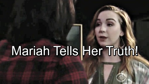 The Young and the Restless Spoilers: Mariah Acknowledges Her Truth – Kevin Demonstrates Compassion