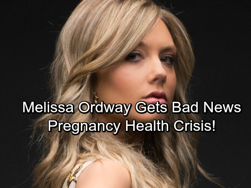 The Young and the Restless Spoilers: Melissa Ordway Faces Medical Crisis – Bad News During Pregnancy