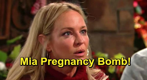 The Young and the Restless Spoilers: Mia Pregnancy Bomb for Sharon – Rey Wrestles with Secret, Breaks The News