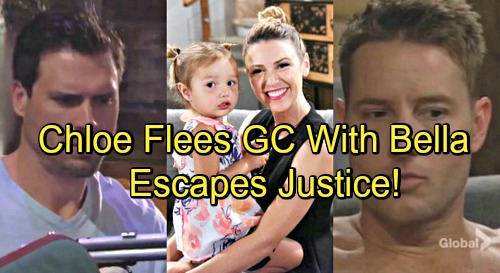 The Young and the Restless Spoilers: Chloe Flees Genoa City With Bella – Fugitive Escapes Justice