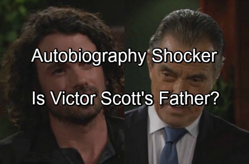 The Young and the Restless Spoilers: Victor Newman’s Autobiography Research Shocker – Reveals The Moustache is Scott’s Father?