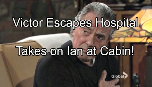 ‘The Young and the Restless’ Spoilers: Victor Gives Guard the Slip, Escapes Hospital for Showdown with Ian