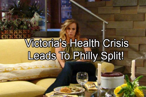 The Young and the Restless Spoilers: Victoria’s Health Fails – Billy’s Concern Infuriates Phyllis – Philly Breaks Up, Villy Reunite