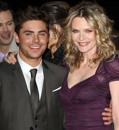 Zac Efron: Kissing Michelle Pfeiffer Wasn’t Pleasant